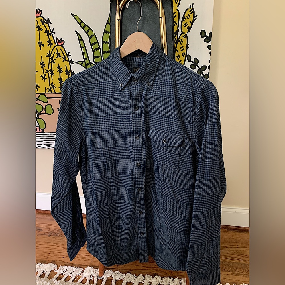 J. Crew Cashmere-blend shirt
